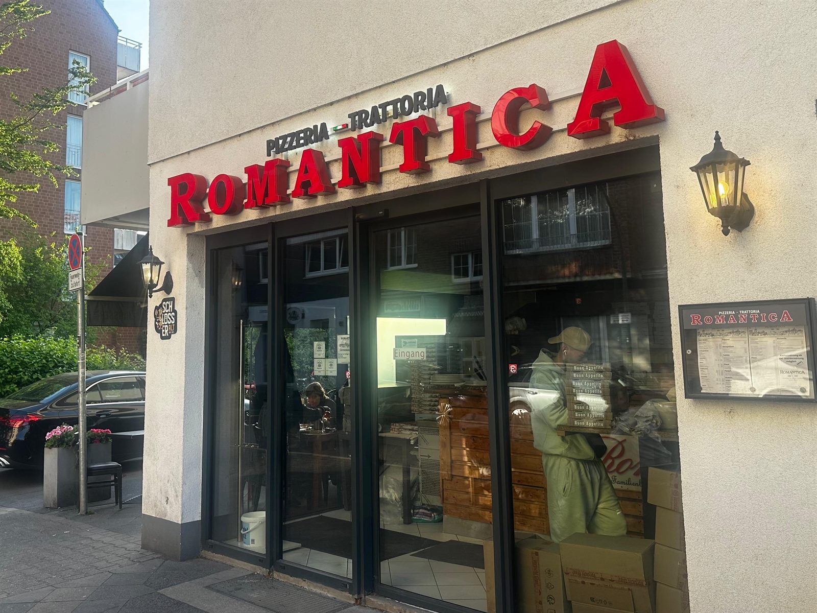 Pizzeria Romantica in der Düsseltaler Straße, Düsseldorf